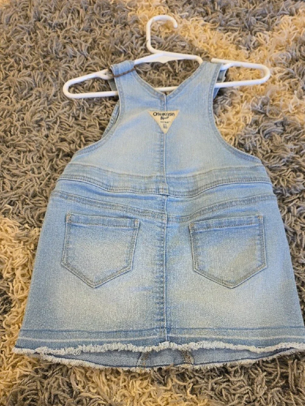 OshKosh B'gosh Light Blue Denim Kids Overall Dress
